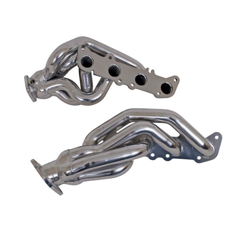 BBK 11-14 Mustang GT Shorty Tuned Length Exhaust Headers - 1-5/8 Silver Ceramic - Burkken Auto Parts