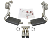 aFe MACHForce-Xp 2in 304 SS Cat-Back Exhaust w/Polished Tips 13-16 Porsche Boxster/Cayman 2.7L/3.4L - Burkken Auto Parts