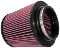 K&N Universal Clamp-On Air Filter 5in Flange ID x 8in Base OD x 6.625in Top OD x 8.625in Height - Burkken Auto Parts