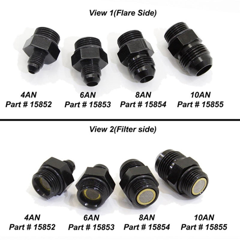 Nitrous Express 8AN to 8AN Orb Filter Fitting for Lightning 375 - Burkken Auto Parts