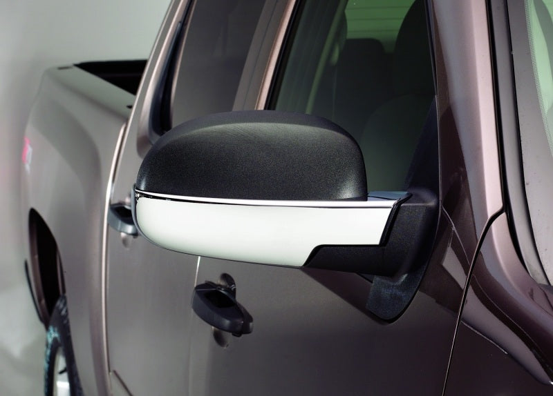 AVS 02-06 Cadillac Escalade Mirror Covers 2pc - Chrome - Burkken Auto Parts