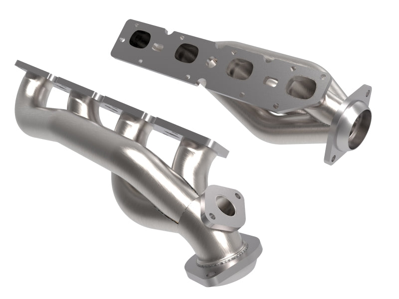 aFe Power Twisted Steel 304SS Shorty Header 19-21 Ram 2500/3500 V8-6.4L - Burkken Auto Parts