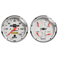 AutoMeter Gauge Kit 2 Pc. Quad & Speedometer 5in. Chevrolet Heritage Bowtie - Burkken Auto Parts