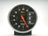 Autometer Pro-Cycle Gauge Tach 5in 9K Rpm Pedestal W/ Rpm Playback Black - Burkken Auto Parts