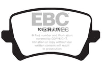 EBC 15+ Audi Q3 2.0 Turbo Greenstuff Rear Brake Pads - Burkken Auto Parts