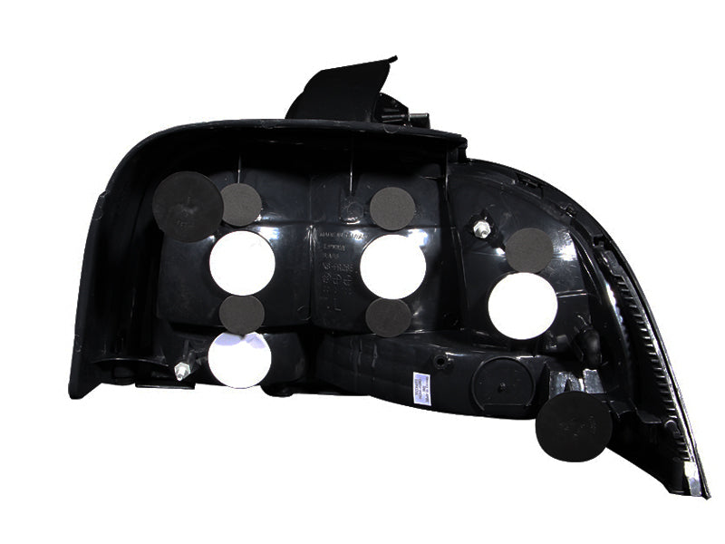 ANZO 1994-1998 Ford Mustang Taillights Black - Burkken Auto Parts