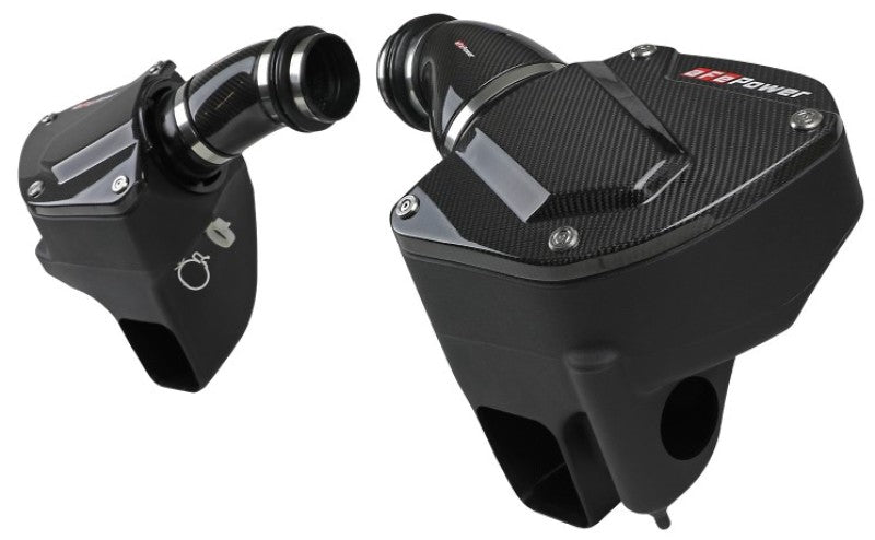 aFe Black Series Stage-2 Carbon Fiber Cold Air Intake System w/ Pro DRY S Media - 18-19 BMW M5 (F90) - Burkken Auto Parts