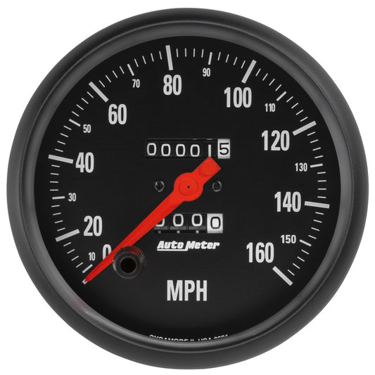 Autometer Z-Series 0-160MPH Speedometer 5in. Mechanical Gauge - Burkken Auto Parts
