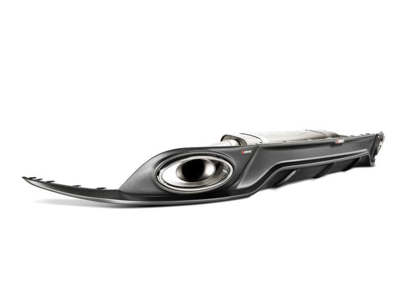Akrapovic 14-15 Porsche 911 Turbo/Turbo S (991) Slip-On Line (Titanium) w/ Carbon Titanium Tips - Burkken Auto Parts