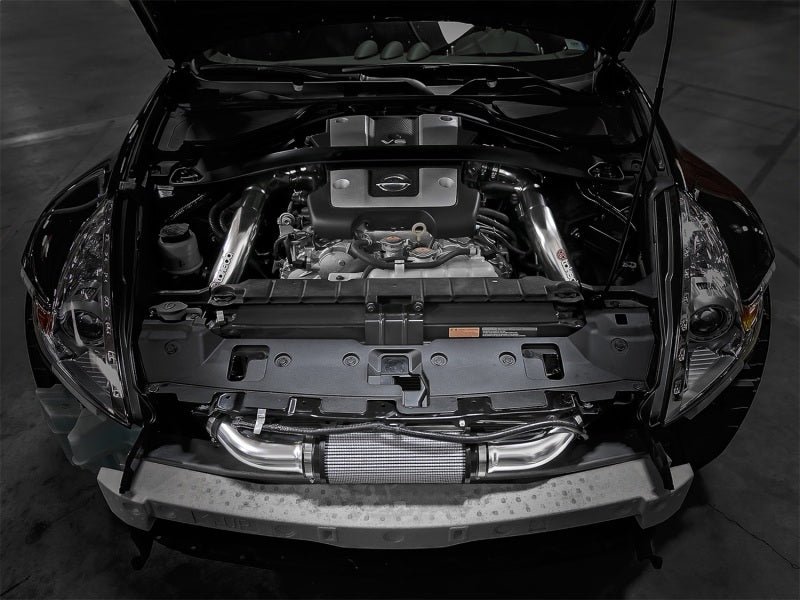aFe Takeda Intake Stage-2 Polished Pro DRY S 09-17 Nissan 370Z V6 3.7L - Burkken Auto Parts