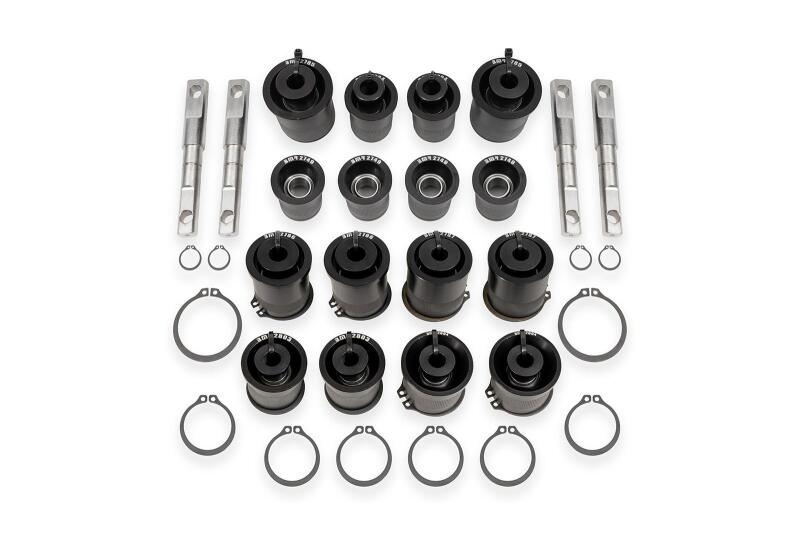BMR 97-04 Chevrolet Corvette C5 / 05-13 Corvette C6 Front & Rear Control Arms Bearing Kit - Black - Burkken Auto Parts