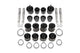 BMR 97-04 Chevrolet Corvette C5 / 05-13 Corvette C6 Front & Rear Control Arms Bearing Kit - Black - Burkken Auto Parts