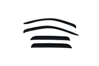 AVS 05-11 Dodge Dakota Quad Cab Ventvisor Outside Mount Window Deflectors 4pc - Smoke - Burkken Auto Parts