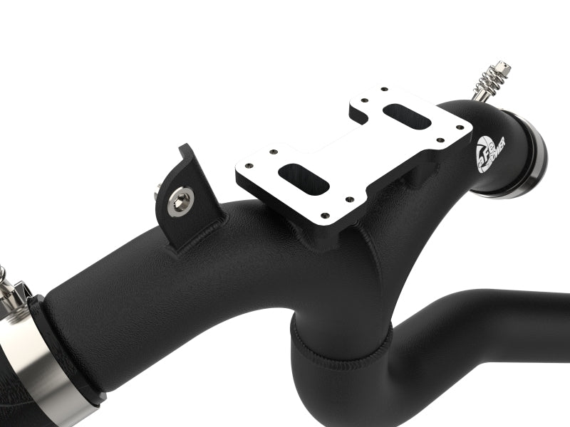 AFE 18-22 Kia Stinger V6-3.3L BladeRunner Alum Hot/Cold Charge Pipe Kit Black - Burkken Auto Parts