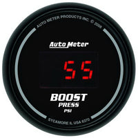 Autometer SportComp 52mm Digital 0-60 PSI Boost Gauge - Burkken Auto Parts