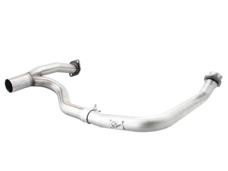 aFe Power Twisted Steel Y-Pipe Aluminized 2in 12-14 Jeep Wrangler (JK) V6 3.6L (4dr) - Burkken Auto Parts