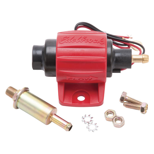 Edelbrock Fuel Pump Low Pressure 12V 38 GPH Gasoline Only - Burkken Auto Parts