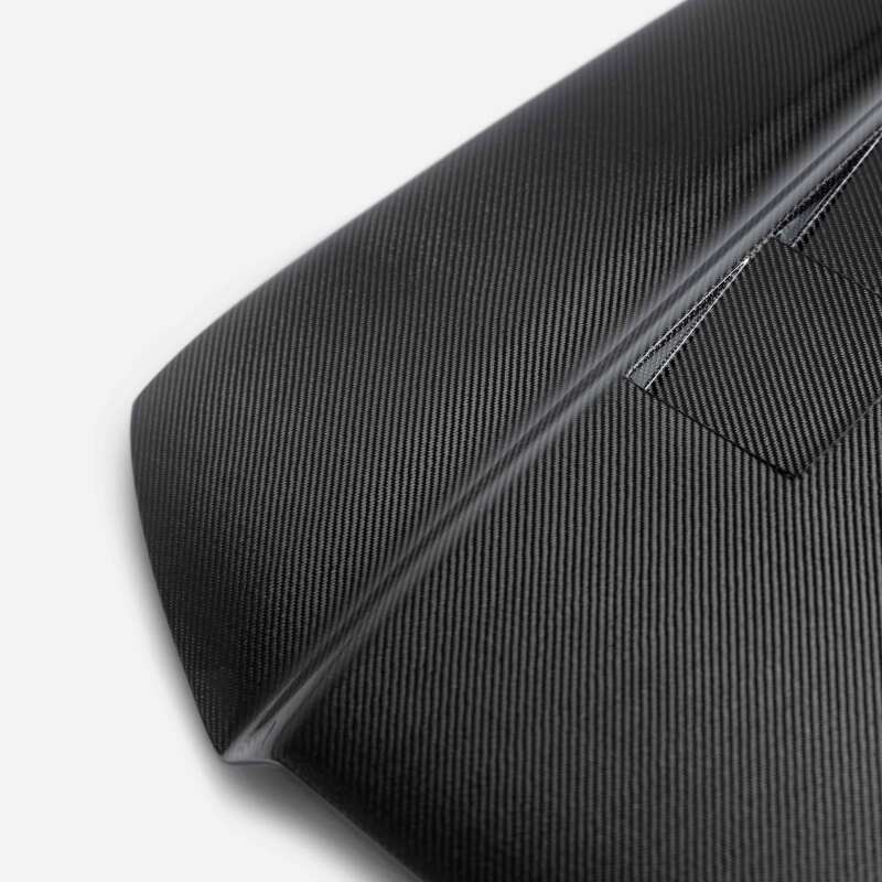Seibon 12-15 Toyota Tacoma TS-Style Carbon Fiber Hood - Burkken Auto Parts