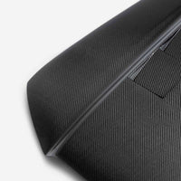 Seibon 12-15 Toyota Tacoma TS-Style Carbon Fiber Hood - Burkken Auto Parts