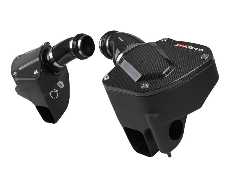 aFe Black Series Stage-2 Carbon Fiber Cold Air Intake System w/ Pro DRY S Media - 18-19 BMW M5 (F90) - Burkken Auto Parts