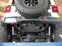 aFe Rebel Series 409 Stainless Steel Cat-Back Exhaust 18-21 Jeep Wrangler JL 2.0L (t) - Black Tip - Burkken Auto Parts