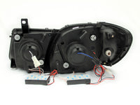 ANZO 1998-2007 Lexus Lx470 Projector Headlights w/ Halo Black (CCFL) - Burkken Auto Parts