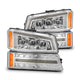 AlphaRex 03-06 Chevy Silverado 1500/2500HD/3500HD/Avalanche Chrome NOVA LED Proj Headlights - Burkken Auto Parts
