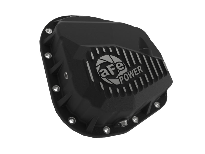 aFe 97-23 Ford F-150 Pro Series Rear Differential Cover Black w/ Machined Fins - Burkken Auto Parts