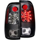 ANZO 1997-2003 Ford F-150 LED Taillights Black - Burkken Auto Parts
