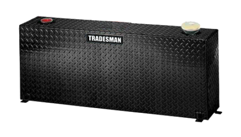 Tradesman Aluminum L-Shape Liquid Storage Tank (80 Gallon Capacity) - Black - Burkken Auto Parts