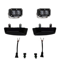 Baja Designs 19-22 Dodge RAM 2500/3500 S2 SAE Fog Pocket Light Kit - Clear - Burkken Auto Parts