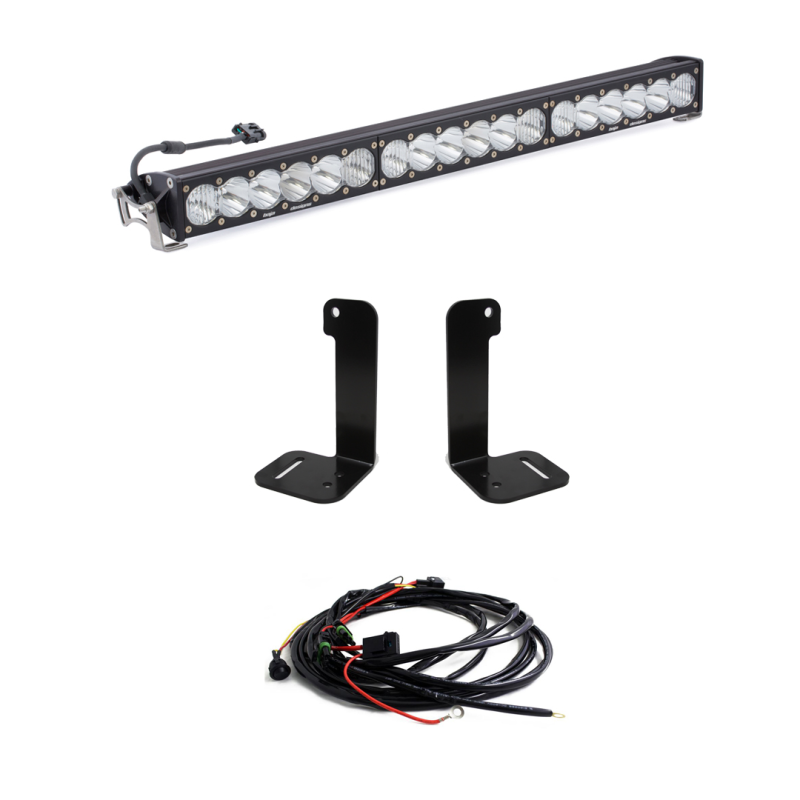 Baja Designs 2018+ Jeep Wrangler JL/JT OnX6+ 30in Bumper LED Light Bar Kit - Burkken Auto Parts