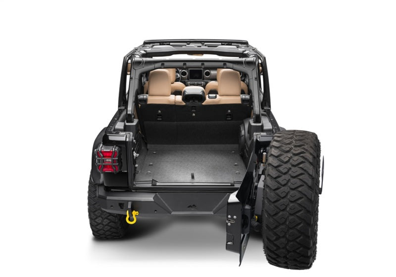 BedRug 18-23 Jeep JL 2-Door 2pc Front Floor BedTred Kit - Burkken Auto Parts