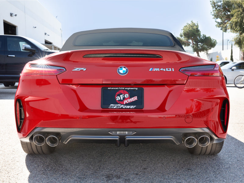 aFe 19-24 BMW Z4 M40i (G29) L6-3.0L (t) B58 MACH Force-Xp 3in to 2-1/2in SS CB Exhaust - Polished - Burkken Auto Parts