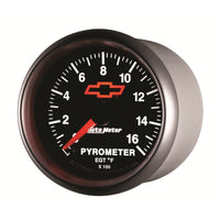 Autometer GM Full Sweep Electric 52mm 0-1600 degree F Pyrometer - Burkken Auto Parts