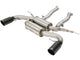aFe MACHForce XP 2.5in Axle Back Stainless Exhaust w/ Black Tips 07-13 BMW 335i 3.0L L6 (E90/92) N55 - Burkken Auto Parts