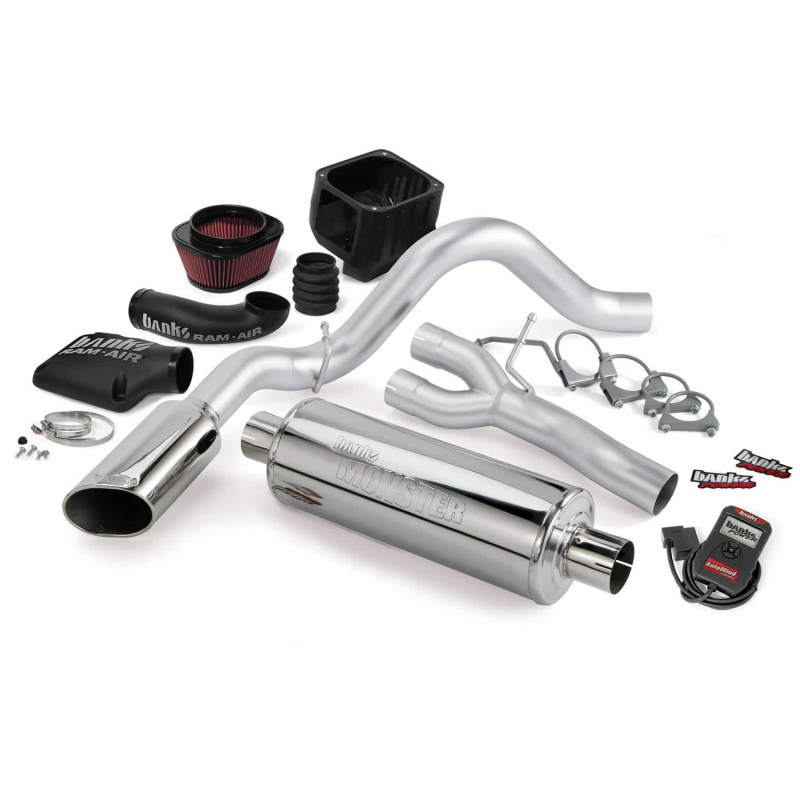Banks Power 10 Chevy 5.3L ECSB FFV Stinger System - SS Single Side-Exit Exhaust w/ Chrome Tip - Burkken Auto Parts