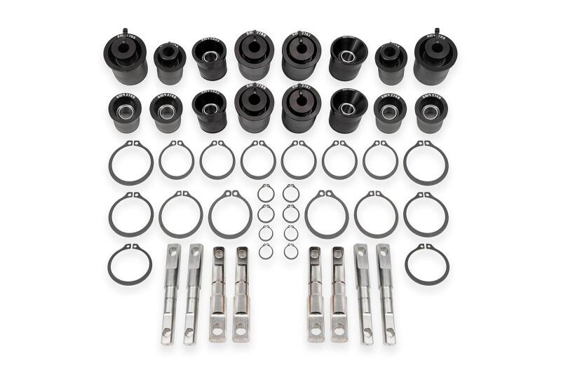 BMR 06-13 Chevrolet Corvette (C6) Z06/ZR1 Front & Rear Control Arm Bearing Kit - Black Anodized - Burkken Auto Parts
