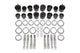BMR 06-13 Chevrolet Corvette (C6) Z06/ZR1 Front & Rear Control Arm Bearing Kit - Black Anodized - Burkken Auto Parts