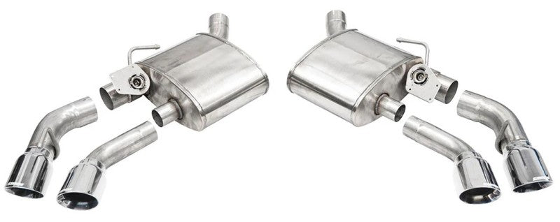 Corsa 16-24 Chevrolet Camaro SS/ZL1 6.2L V8 Polished Xtreme Axle-Back Exhaust (w/ Factory NPP Valve) - Burkken Auto Parts