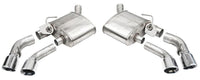 Corsa 16-24 Chevrolet Camaro SS/ZL1 6.2L V8 Polished Xtreme Axle-Back Exhaust (w/ Factory NPP Valve) - Burkken Auto Parts