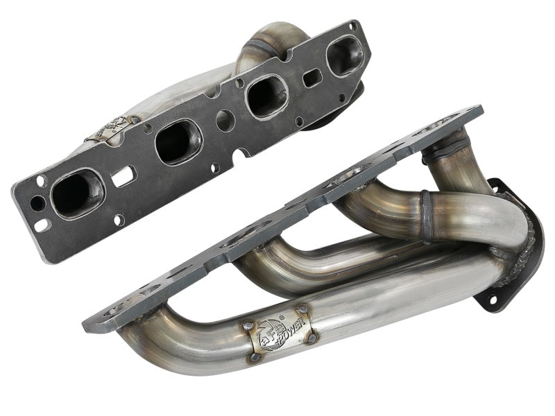aFe Power Twisted Steel 304SS Shorty Header 09-18 Dodge Challenger / Charger V8-5.7L - Burkken Auto Parts