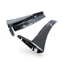 Anderson Composites 14+ Chevrolet Corvette C7 Z06 Front Bumper Canards - Burkken Auto Parts