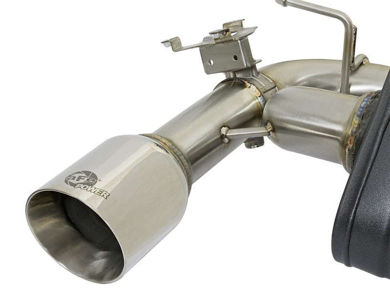 aFe MACHForce XP Exhausts Axle-Back 12-15 BMW 335i 3.0T (SS w/Polished Tips) - Burkken Auto Parts