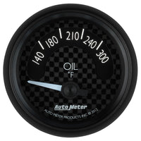 Autometer GT Series 52mm Short Sweep Electronic 140-300 Deg F Oil Temperature - Burkken Auto Parts