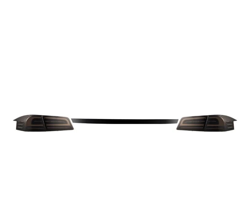 AlphaRex 12-21 Tesla Model S LUXX-Series LED Tail Lights - Black - Burkken Auto Parts