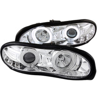 ANZO 1998-2002 Chevrolet Camaro Projector Headlights w/ Halo Chrome - Burkken Auto Parts