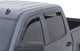 AVS 15-18 Chevy Silverado 2500 Ext. Cab Ventvisor Front & Rear Window Deflectors 4pc - Smoke - Burkken Auto Parts