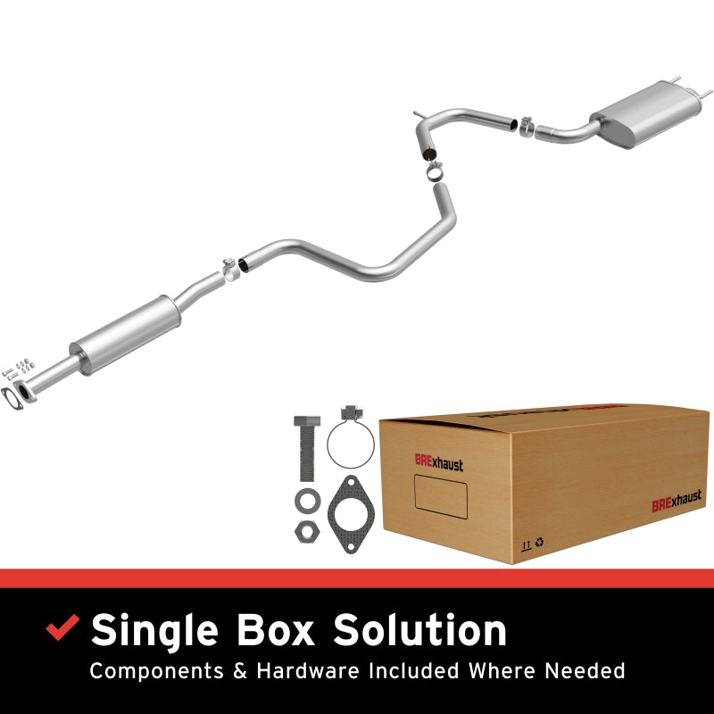BRExhaust 16-24 Chevrolet Malibu 1.5L Direct-Fit Replacement Exhaust System - Burkken Auto Parts