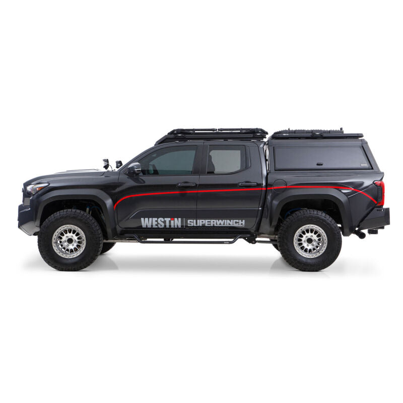 Westin 24-26 Toyota Tacoma DC Outlaw Drop Running Boards - Tex. Blk - Burkken Auto Parts